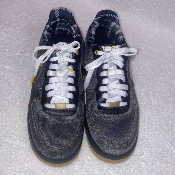 Nike Air Force 1 LV8(GS) DB1964 camo denim remix SIZE: 9 - Picture 3 of 9